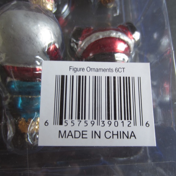 Christmas Ornaments 7 Different Figures colorful  Holiday - Picture 4 of 10